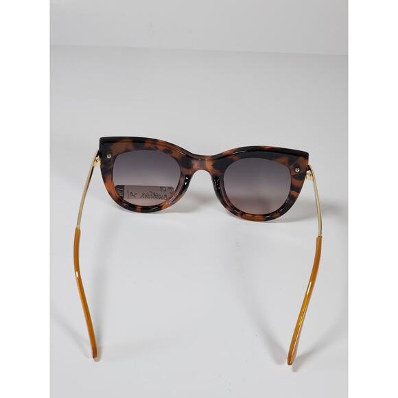 FGX Foster Grant Full Cat Eye Brown Tortoise Shell & Gold Sunglasses 52068FGX201 - Picture 5 of 11